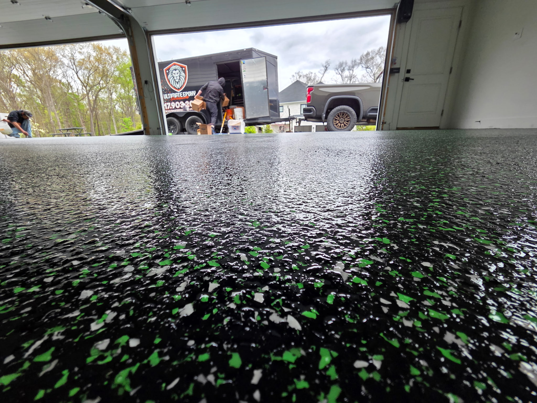 Flake Epoxy Floor